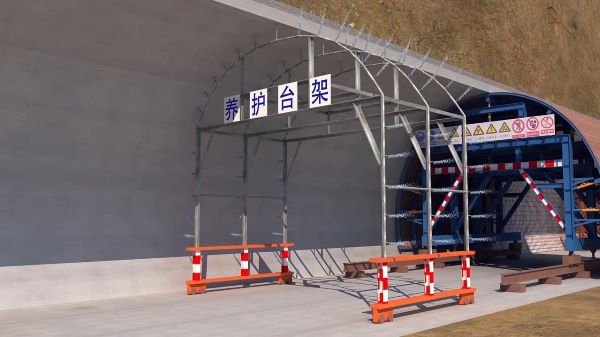 运城市隧道施工动画制作公司 - 隧道施工工艺和施工方法 - 隧道施工汇报动画视频 - bim 工程施工动画
